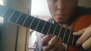 la danza de los macheteros punteo 1 (melodía en  guitarra) parte 1