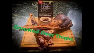 Smoked deer thighs