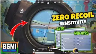 BGMI Lite Best Sensitivity For Gyro And Non-Gyro Player 🔥 | PUBG Lite Sensitivity Settings 😍