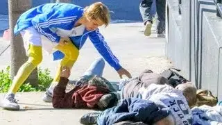 Celebrities helping HOMELESS people