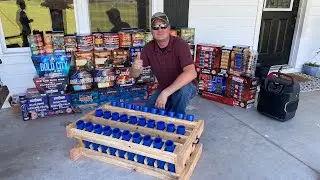 July 4th prep: Building a 30 shot finale rack, my secret to CHEAP fireworks!