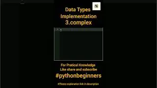 complex Data Type in Python.Fundamental datatype