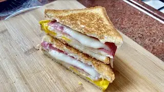 One Pan Egg Toast - Breakfast Egg Recipes - ASMR food