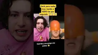 Hack para nadar muy rapidoooo! - Hey Crispin #humor #shorts