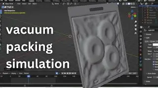 vacuum packing in blender | blender tutorial