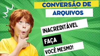 Conversão de arquivos DOCX, HTML, RTF, CSV e TXT