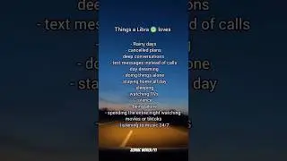 Things a Libra ♎ loves #shorts #libra #astrology
