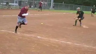 Steve Bombard with the patented swinging butt