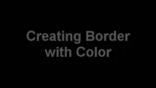 Tutorial | Creating Border with Color