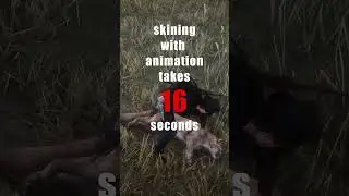 Quick Skinning Tips in RDO: Save Time While Hunting #shorts