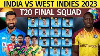 India vs West Indies T20 Series 2023 | Schedule and Team India Squad | India T20 Squad for WI 2023