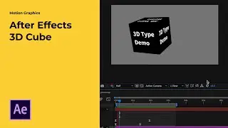 Motion Graphics Tutorial (After Effects 3D Cube)