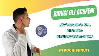 Reduce Tinnitus in a few minutes by working on the NEUROVEGETATIVE SYSTEM