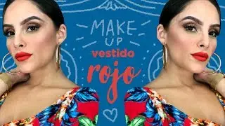 MAQUILLAJE PARA IR DE FIESTA CON VESTIDO ROJO | Muakk.com