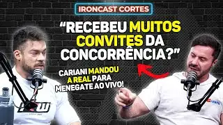 CARIANI LANÇA PERGUNTA POLÊMICA PARA MATHEUS MENEGATE AO VIVO – IRONCAST CORTES