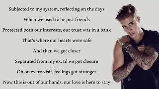 Justin Bieber-Get used to it(lyrics)