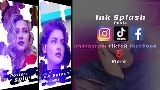 Ink splash and slide show | Ink splash |Ink splash slide show in after effects | Ink splash tutorial