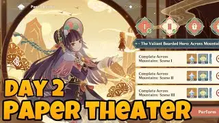Paper Theater Day 2: Across Mountains Genshin Impact