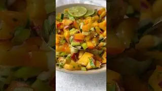 The EASIEST most refreshing PEACH recipe ever 