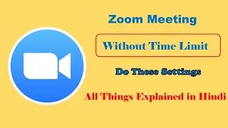 Zoom Meeting without 40 minute Time Limit || Zoom new
