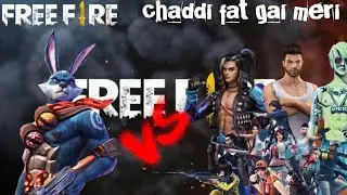 free fire Bani bandal vs normal team chaddi fat gai meri to 😆🔥