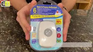 Sensor Presença Parede 180G c/ FOTOC QA21M -Qualitronix