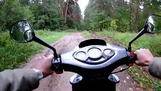 Покатушки на скутере #9 В поисках заброшенных детских дач Горэнерго