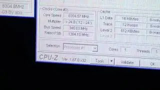 Intel CPU Z WR @ 8543MHz