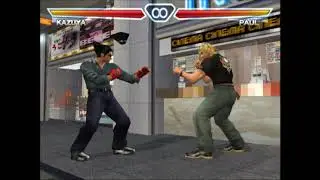 Tekken 4, Kazuya Mishima Throws, Holds & 10-Hit Combo Compilation