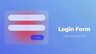 How to Create a Login Form | Form Validation | HTML CSS JAVASCRIPT @WebDesigner86