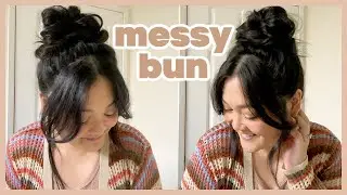 How To: Messy Bun for Long Hair