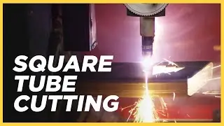 Square Tube Plasma Cutting with FlashCut CNC