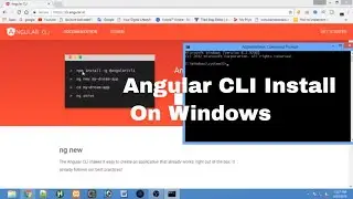 How TO Angular 5 CLI Install on Weindows and new project | cmd Install | jode.js |visual studio code