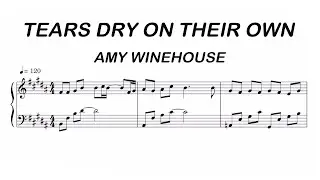 Amy Winehouse - Tears Dry On Their Own Sheet Music