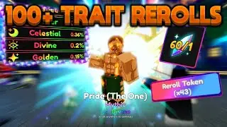 100+ Trait Rerolls in ANIME ADVENTURES