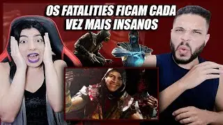 (Games EduUu) SÓ FATALITY DO RUIM! - Mortal Kombat 11 (REACT)