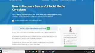 How to Become a Successful Social Media Consultant | Become a Social Marketer.