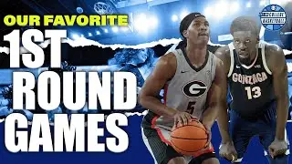 Georgia/Gonzaga & Michigan/UC San Diego are some of our favorite 1st round NCAA Tournament games
