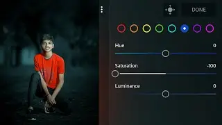 Lightroom Dark Grey Tone Photo Editing | Lightroom Mobile Best Photo Editing
