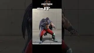 Street Fighter 6 - Shortest to Tallest 
