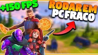 COMO RODAR FORTNITE EM PC FRACO ( Como aumentar o FPS do Fortnite )