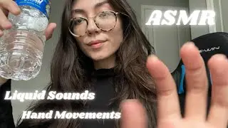 ASMR fast & aggressive liquid sounds / handmovements