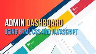 Responsive Dashboard Using HTML CSS & JavaScript | Dark & Light Mode