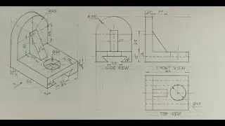 Orthographic projection - Technical drawing - Engineering drawing