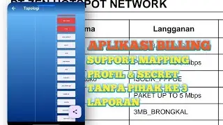 DEMO BILLING RT RW NET TERBARU 2024 | BISA UNTUK MAPPING STATUS PELANGGAN