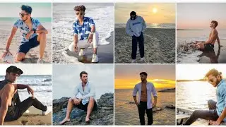 Top 15 Beach Photoshoot Poses For Boys || Attitude Photography || Trending Boys Photoshoot ||
