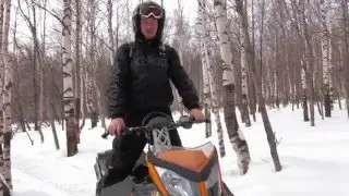 горный отель Экстрим Клуб - 1 видео (снегоходы, BRP, Южный Урал)