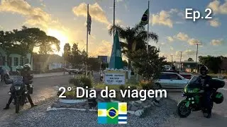 2º Dia da Viagem internacional - Brasil - Uruguai - Argentina (Versys 300 e 650 Tourer) Ep.2
