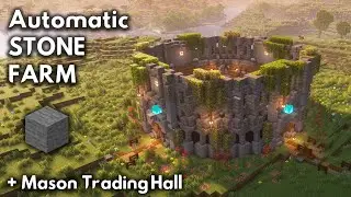 Minecraft STONE FARM Tutorial [1.21] - MINECRAFT TUTORIAL