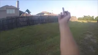getting yelled at on my dirt bike  ...
